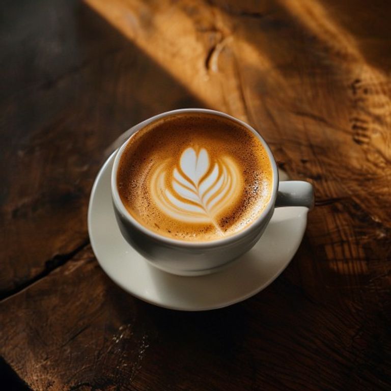 Flat white, crema ile